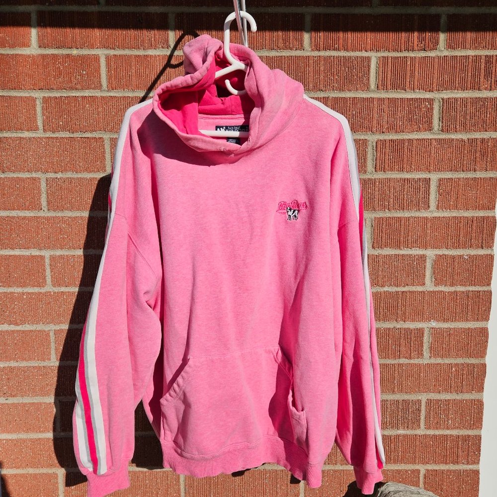 Big Dogs Clothing Co Pink 3x Logo Hoodie Sweatshirt Pullover